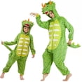 thumbnail image 3 of Pijama de franela con dibujos de animales de Siaman, triángulo, dragón, estrella, Tianma, unicornio, ropa para el hogar para parejas, 3 of 6