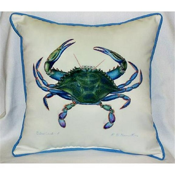 Blue Crab- Male Art Only Pillow 18''x18''