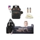 thumbnail image 1 of Mochila Pañalera Multifuncional Bluelander Negra Bluelander MON-HS116, 1 of 4