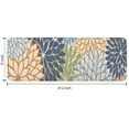 thumbnail image 7 of Blue Floral and Petal Pattern Kitchen Rug Mat,Kitchen Runner Rugs Non Skid Washable,Decorative Kitchen Floor Mats for Kitchen,Sink,Laundry,17"x47.2", 7 of 7