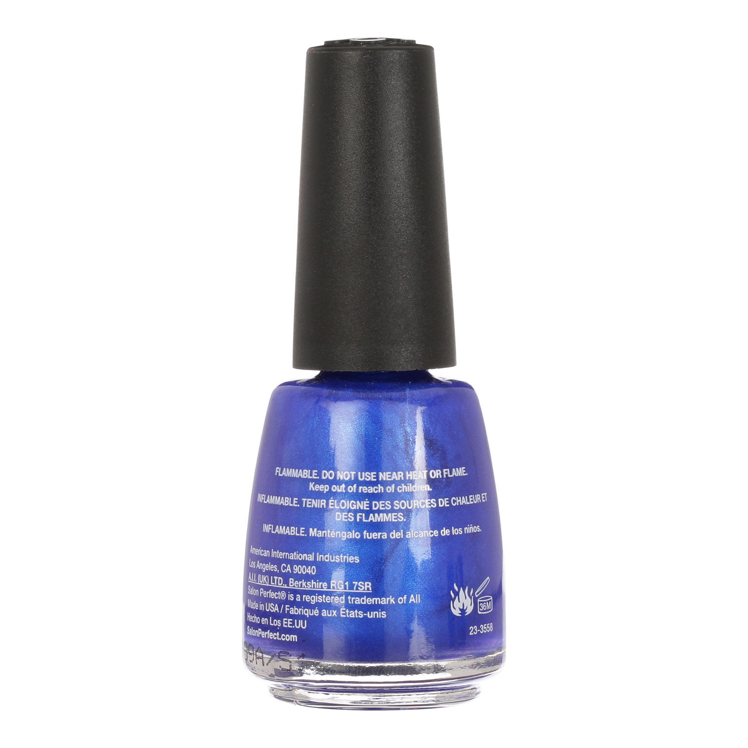 Salon Perfect Nail Polish, 184 Blue-Gotti, 0.5 fl oz