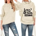 thumbnail image 2 of Afdoent Hoodies for Women Letter Print Hooded Sweatshirt Casual This is My Camping Hoodie Comfort Pullover Fall Fashion Clothes, 2 of 3