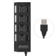 thumbnail image 1 of HUB USB 2.0 multipuerto de 4 puertos Adaptador divisor USB de alta velocidad para PC de escritorio Portátil 4 puertos Negro, 1 of 5