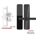 thumbnail image 2 of Smart Door Lock App Control Digital Door Lock With Handle Keypad Lock Electronic Door Lock For Home Hotel Rental ,Corrosion-Resistant, 2 of 5