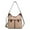 Beige Chocolate, variant on Harper Vegan Color Block Leather Women Shoulder Bag by Mia K - Light Blue Denim