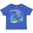 thumbnail image 3 of Inktastic My Great Aunt Loves Me- Whale Shark Boys or Girls Toddler T-Shirt, 3 of 5