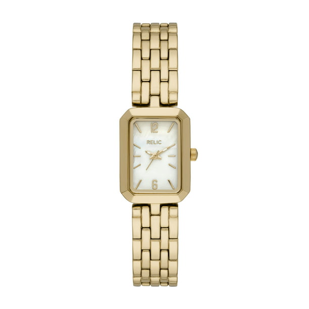 Relic - Relic by Fossil Women's Tinsley Gold-Tone Metal Watch - Walmart ...