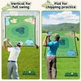 thumbnail image 4 of NOICOI 71"x71" Portable Golf Chipping Game Set, with Adjustable Golf Clubs,20 sticky balls - Golf Training Aid for Indoor/Outdoor Practice ,Easy Setup Family Gifts, 4 of 7