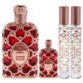 thumbnail image 2 of Amber Rouge by Orientica for Women - 4 Pc Gift Set 2.7oz EDP Spray, 7.5ml EDP Spray, 2 X 10ml EDP Spray, 2 of 2