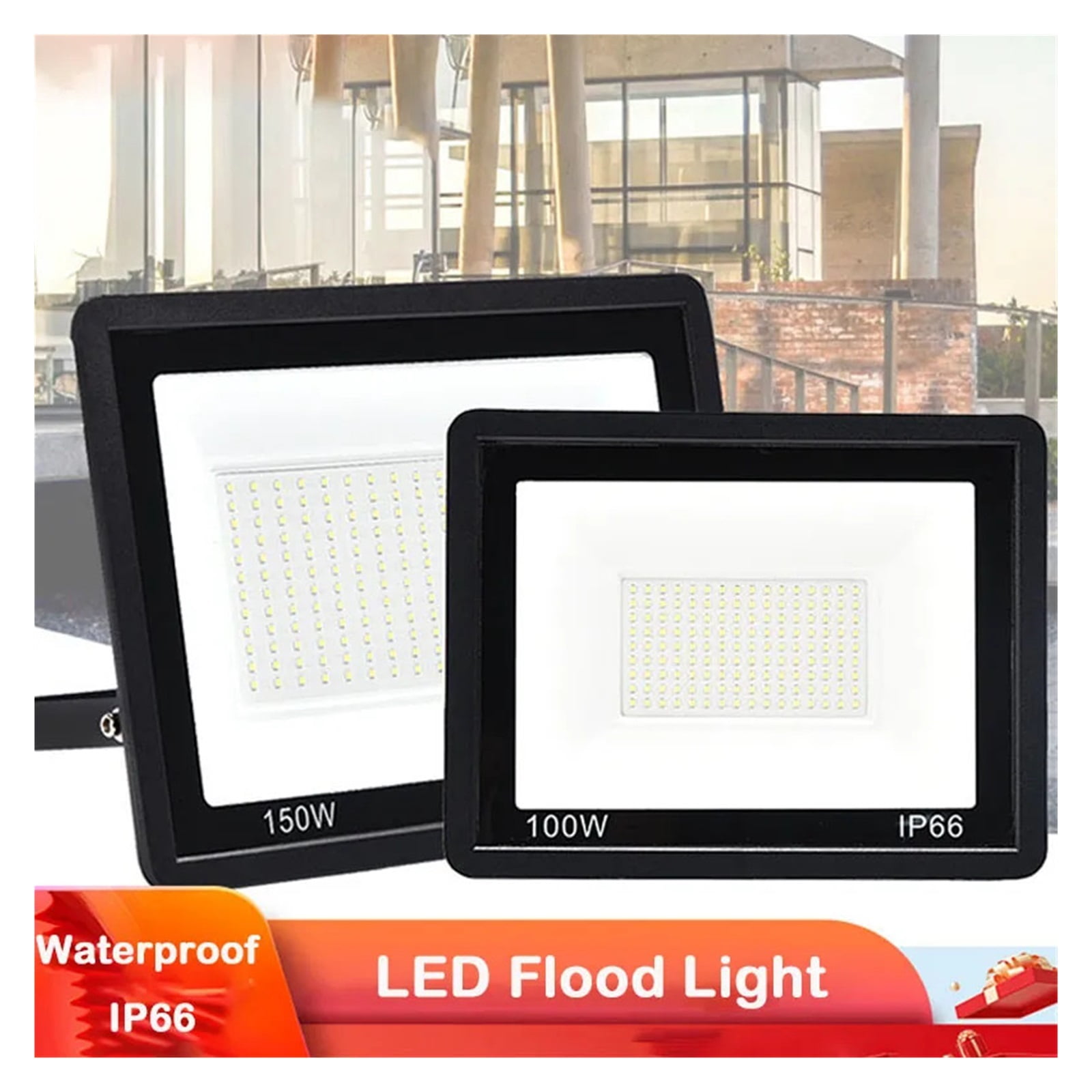 Led Flood Light Ultra-thin Outdoor Flood Light Led Reflector 100W Lamp IP65 Waterproof Garden Street Yard Spotlights ,Save Energ