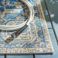 thumbnail image 5 of SAFAVIEH Beach House Diggory Medallion Indoor/Outdoor Area Rug, Blue/Creme, 2'2" x 4', 5 of 8