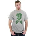 thumbnail image 4 of Irish Skull Crossbones St Pattys Day Men's Graphic T Shirt Tees Brisco Brands S, 4 of 5