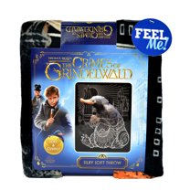 New Fantastic Beasts Love of Gold Super Plush Silky Soft Throw Blanket 40"x50"