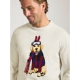 thumbnail image 4 of Chaps Men’s and Big Men’s Retriever Graphic Sweater, Sizes S-2XL, 4 of 6