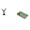 thumbnail image 1 of Figura de cabeza de ciervo,Adorno de cabeza de ciervo,estatua de animal decorativa,Figura de cabeza de ciervo para decoración de mesa creativa,Bandeja para servir,Bandeja de cocina rectangular, 1 of 8