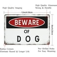 Beware of Dragon Vintage Metal Tin Sign Decor Retro Funny Aluminum Sign