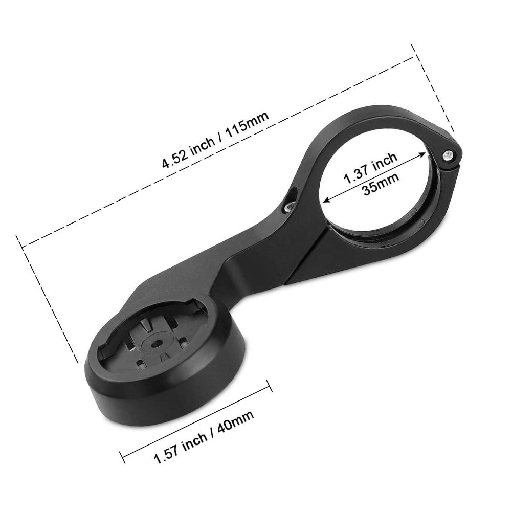 Compatible Garmin Wahoo Support Vélo CooSpo Pour Ordinateur Garmin/Wahoo/ Bryton - Compatible GoPro - Montage Avant - Léger 28g Support Compteur Velo