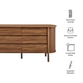 thumbnail image 3 of Cadence 6-Drawer Curved Dresser in Walnut, 3 of 9