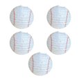 thumbnail image 3 of YAOMOBB Soccer Lantern Pendants Football Lanterns Hanging Set Foldable Round Olive Shape Clear Print Reusable Decoration, 3 of 6