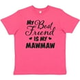 thumbnail image 3 of Inktastic My Best Friend is My Mawmaw with Hearts Youth T-Shirt, 3 of 5