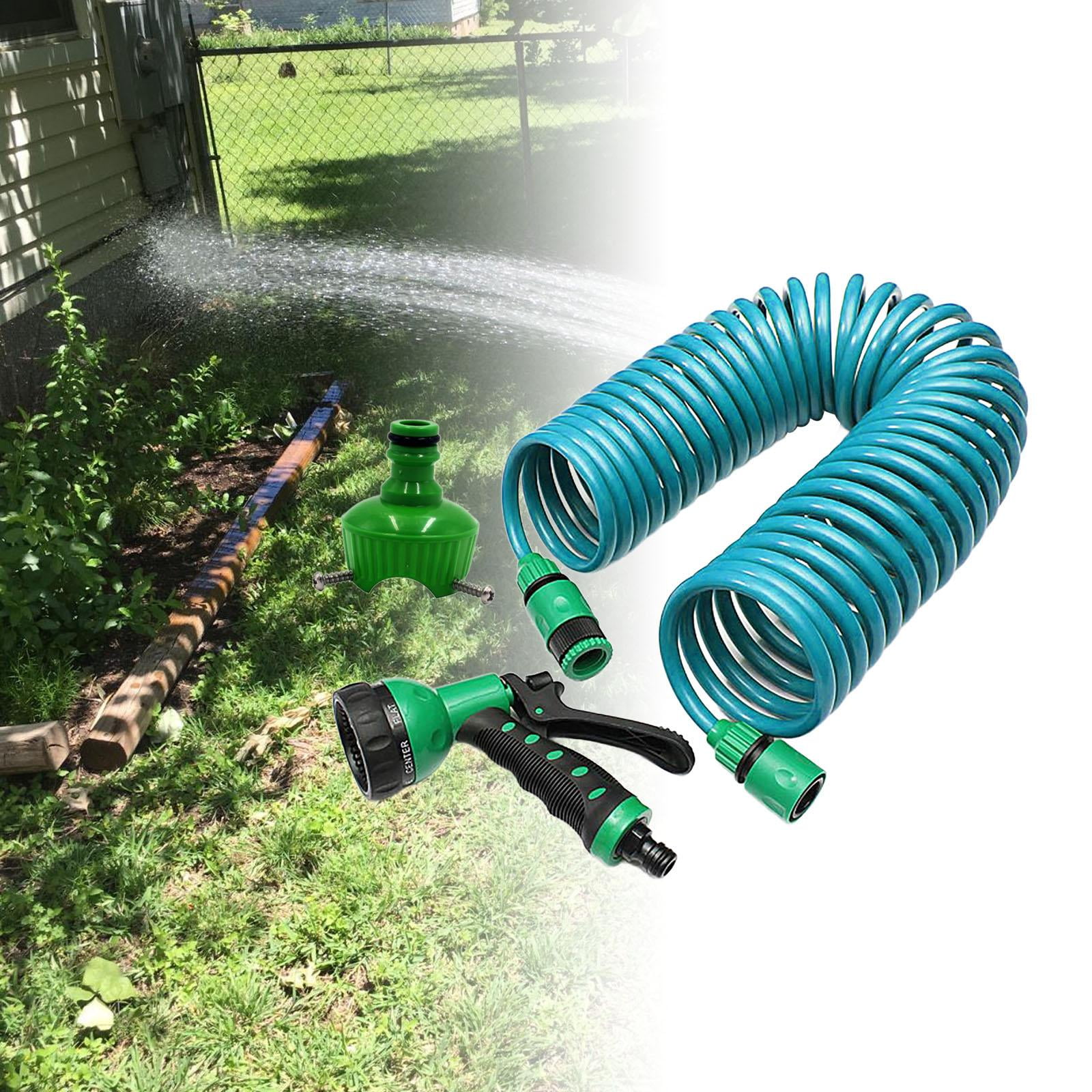 Nishiyuenyi Garden Hose Nozzle, Heavy Duty, Sprinkler High Pressure Hand Sprayer, for Lawn 15M