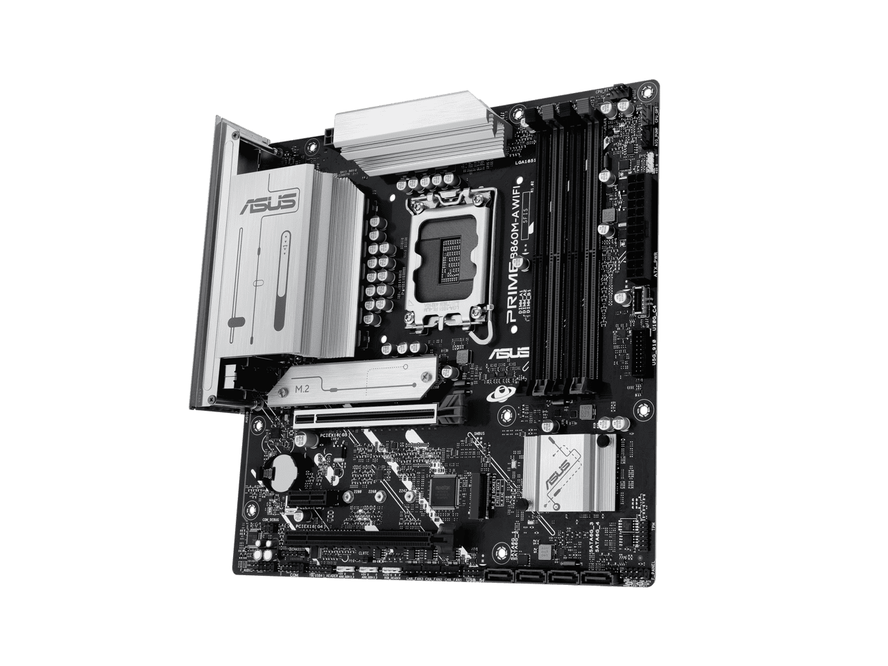 Asus Prime B860M-A WIFI-CSM Desktop Motherboard - Intel B860 Chipset - Socket LGA-1851 - Micro ATX (primeb860m-awifi-csm)