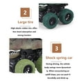 thumbnail image 3 of Gallickan Dinosaur Truck Toys for Kids 3-6 Years, Friction Powered Vehicle Toys, Push and Go Inertial Cars Pull Back Cars for Boys and Girls Birthday Party Gifts, Green, 3 of 6