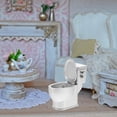 thumbnail image 5 of Dollhouse Toilet Model Toys Tiny Toilet Funny Toilet Gift Dollhouse Toilet Doll House Mini Toilet, 5 of 6
