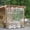 Brown-B, variant on Dwellnix Heavy-Duty Transparent PVC Tarpaulin, Waterproof & Foldable, Outdoor Rain and Dust Protection, Clear Tarp with Metal Eyelets for Easy Installation