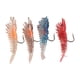 thumbnail image 4 of 4 Uds. De Señuelos Blandos Para Pesca, Señuelos Fluorescentes Para Pesca De Agua Salada, Señuelos De Calamar, 4 of 9