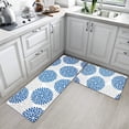 thumbnail image 2 of Anti Fatigue Kitchen Rug Set 2 Pieces Cushioned Kitchen Floor Mats Set Comfort Heavy Duty Standing Mats Waterproof Non Slip Kitchen Rugs and Runner Sets, 2 of 6