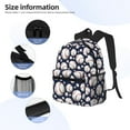 thumbnail image 4 of Fotbe Cute Basebal Lightweight Casual Laptop Backpack for Men and Women, Daily use Waterproof backpack, Backpack for College, 4 of 7