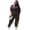Black, variant on Plus Size Lazy Day Overalls In Black