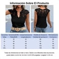 thumbnail image 2 of Blusas De Moda Camisa Sexy Cuello En V Elegantes, 2 of 5