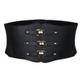 thumbnail image 1 of Cinturón de cintura de cuero ancho vintage Steampunk Corset Accesorios Zulema cinturón de cintura ancha mujer, 1 of 8