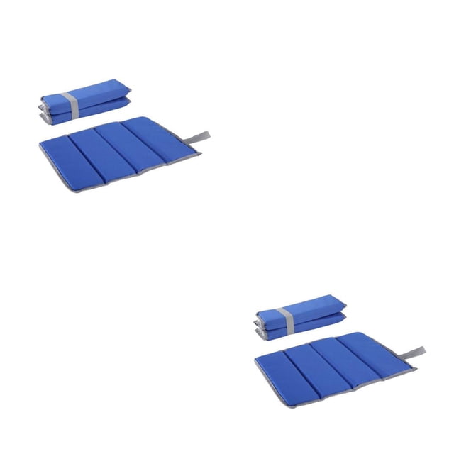 Colchoneta de camping Soidarity 4 pliegues Azul 2piezas
