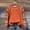 Orange, variant on YVNAURA Women's Halloween Pumpkin Print Hoodless Sweatshirt Crewneck Long Sleeve Loose Fit Fall Casual Graphic Pullover Top Spooky Season Oversized Sweater 1 Pack, Black,L