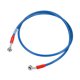 thumbnail image 1 of 120 cm 47.24 "Longitud 10 mm ID Motocicleta Línea de freno hidráulico Tubo de manguera de aceite 28 ° 0 ° Cable trenzado de acero inoxidable para ATV Motocross Sport Bikes Azul, 1 of 1