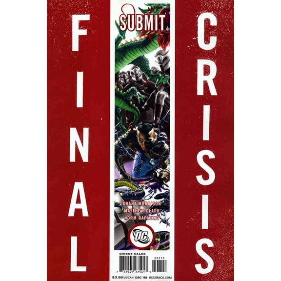 Final Crisis: Submit #1A VF ; DC Comic Book