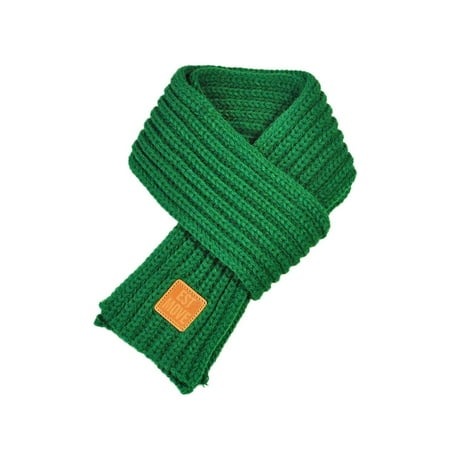 Lovely Autumn Winter Boys Girls Baby Kid Solid Scarf Warm Knitted Scarves GN