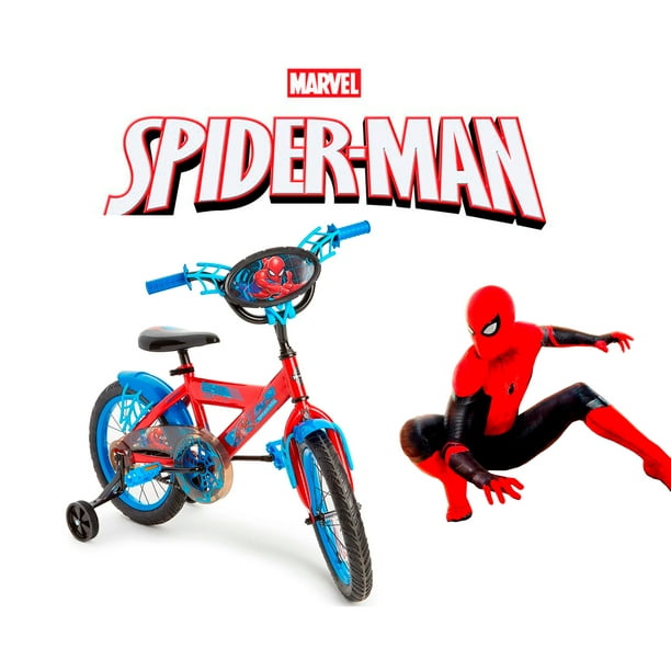 Bicicleta para Ninos Infantil Huffy Marvel Spider Man R16 Huffy Rodada 16 Walmart en linea