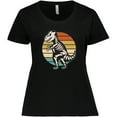 thumbnail image 3 of Inktastic Dinosaur Skeleton Halloween Women's Plus Size T-Shirt, 3 of 5