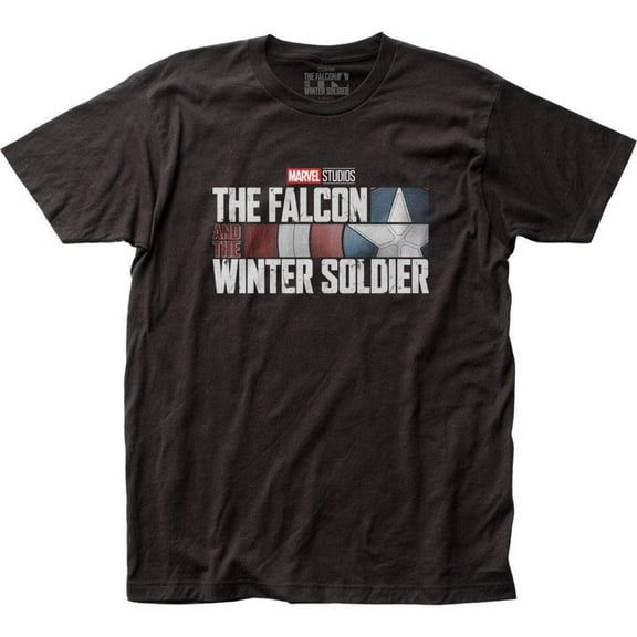 The Falcon and The Winter Soldier Logo Marvel Adult T-Shirt S