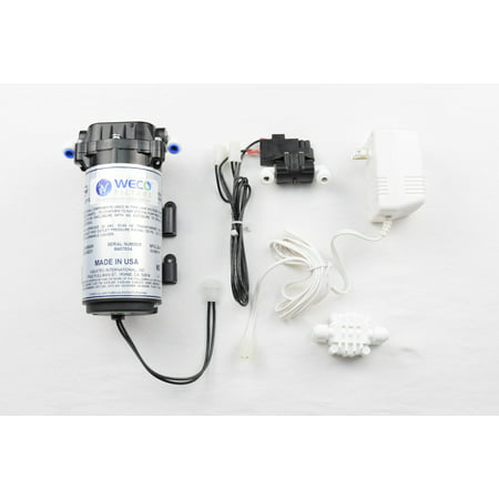 WECO FC-1400 Reverse Osmosis Booster Pump Kit with Pressure Switch, Transformer and Auto Shutoff Valve (50