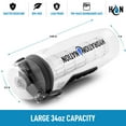 thumbnail image 3 of Hydration Nation Portable Water Bottle with Fruit Infuser for Healthy & Delicious Hydration - Black, 3 of 7
