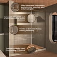 thumbnail image 5 of Frameless Sliding Shower Door 58-60 in. W x 76 in. H, Clear 5/16" Tempered Glass with Brushed Nickel Finish, Silent Smooth-Gliding Mechanism for Bathroom Privacy, 5 of 9
