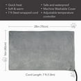 thumbnail image 4 of BN-LINK Pet Heating Pad, Dog Cat Self-Warming Bed with Timer, 16" x 28" Indoor Heating Mat for Dogs Cats with Chew Resistant Cord, Electric Heating Pads for Old Pets with 6 Temperature Modes, 4 of 7