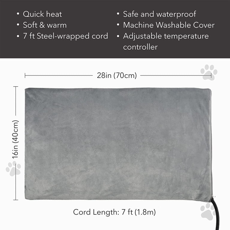 Pet Heating Pad, 16" x 28" with Timer photo 4