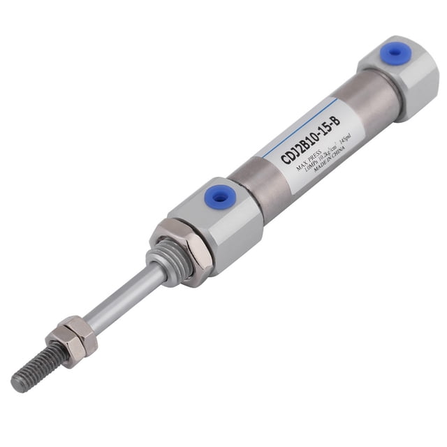 Cilindro neumático de aire de doble efecto Bling Bling 15 mm/0,6 pulgadas