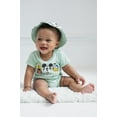 thumbnail image 2 of Disney Mickey Mouse Donald Duck Pluto Infant Baby Boys Romper and Hat Newborn to Infant, 2 of 5